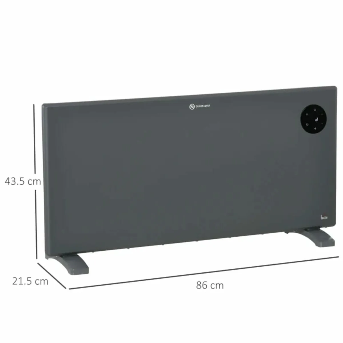2000W Electric Convector Heater, Freestanding or W - Image 3