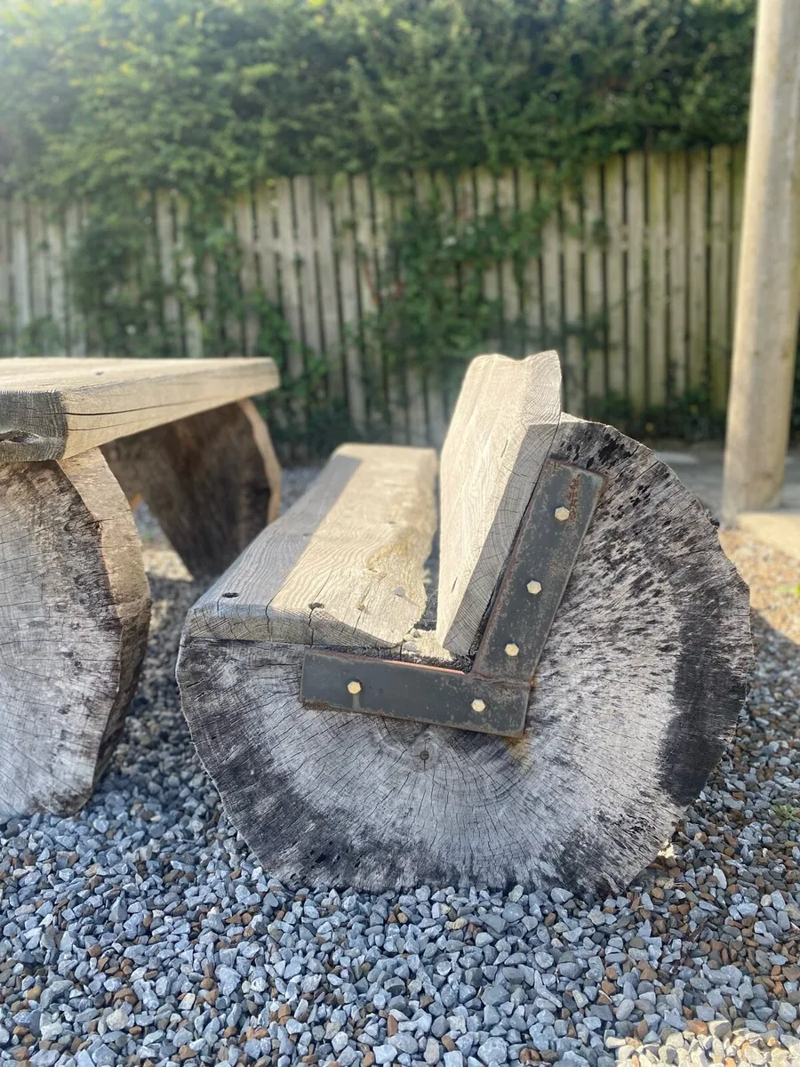 Cedar Table & Benches - Image 3