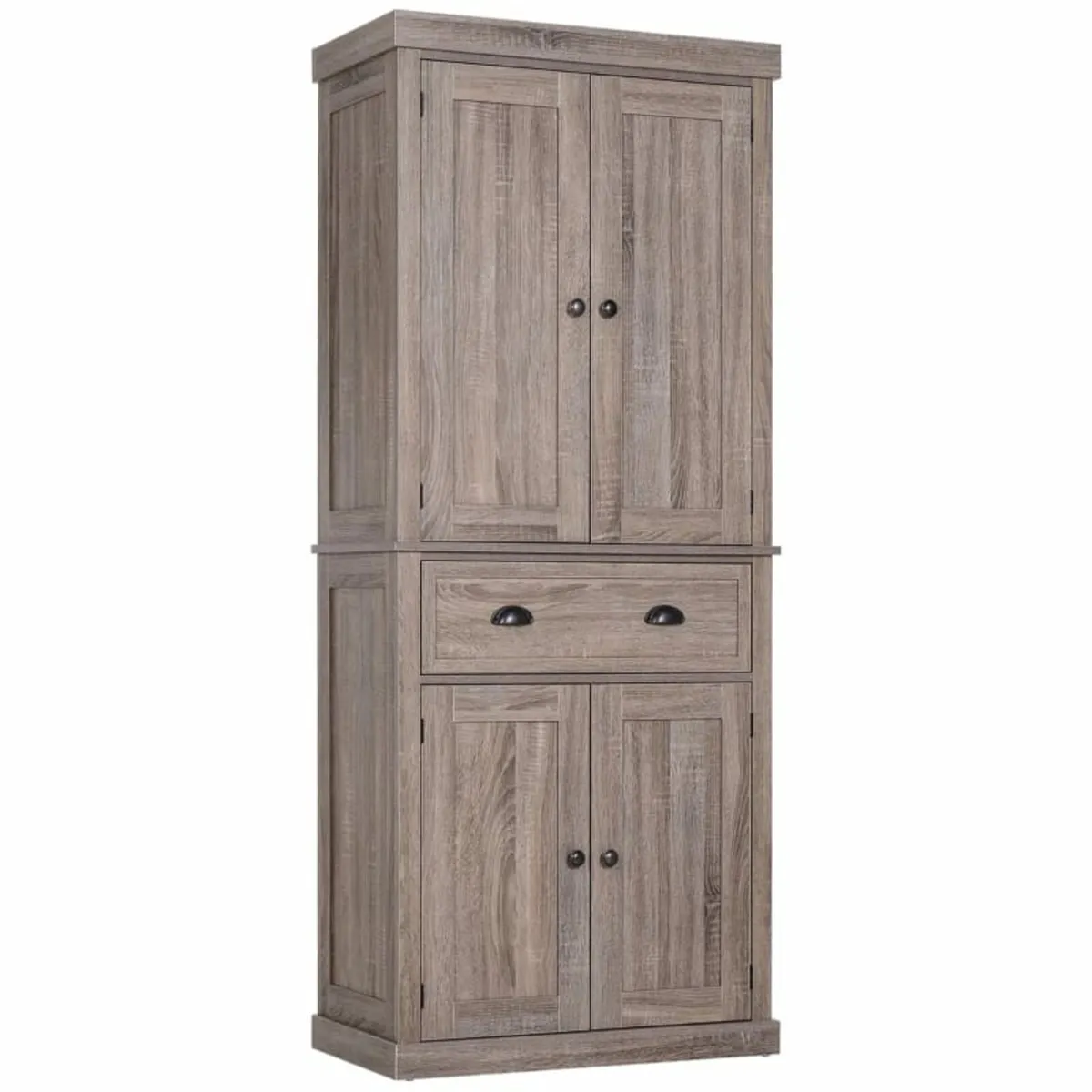 Freestanding Kitchen Cupboard, 184cm Tall Storage - Image 1