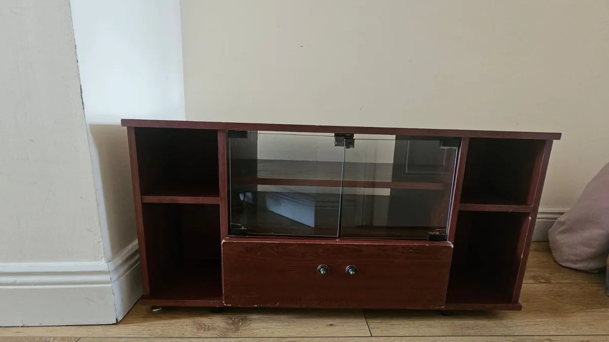 Wooden tv stand - Image 1