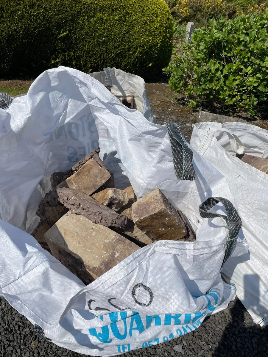 Cut sandstone