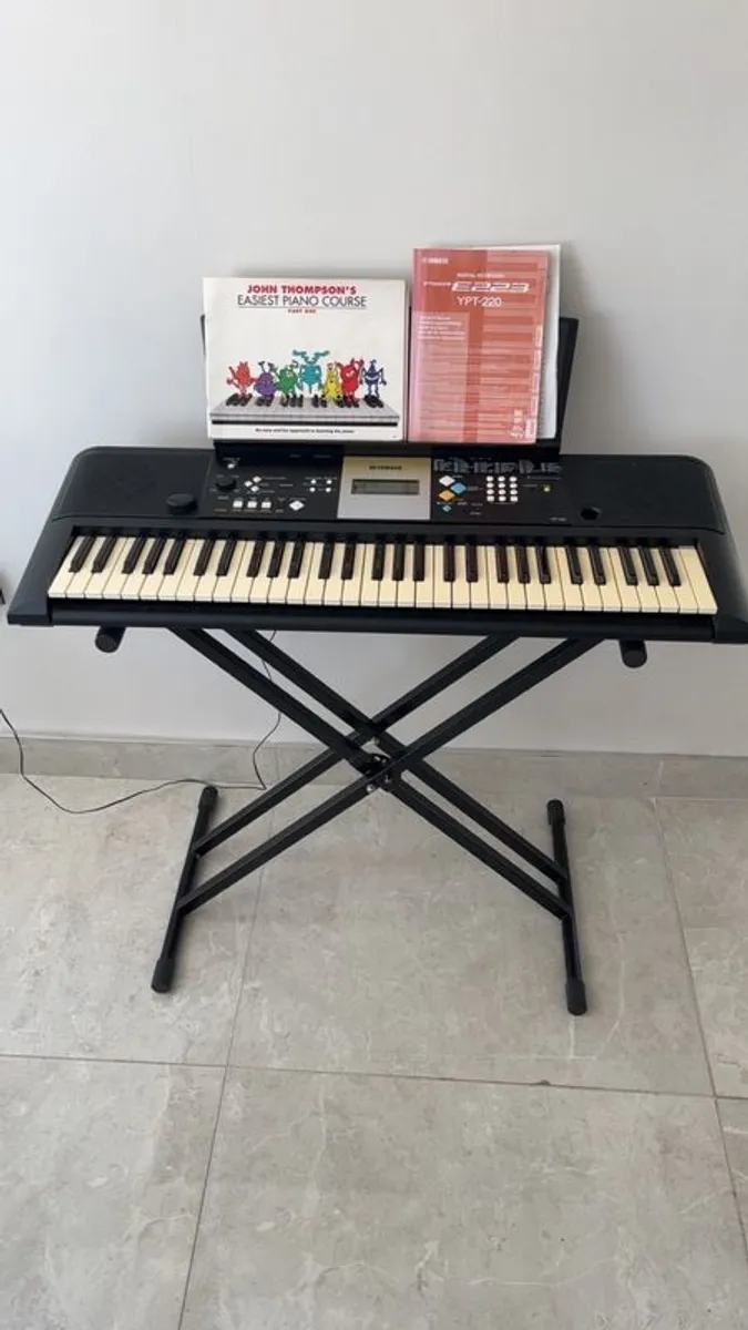 Yamaha Digital Keyboard and Stand - Image 1