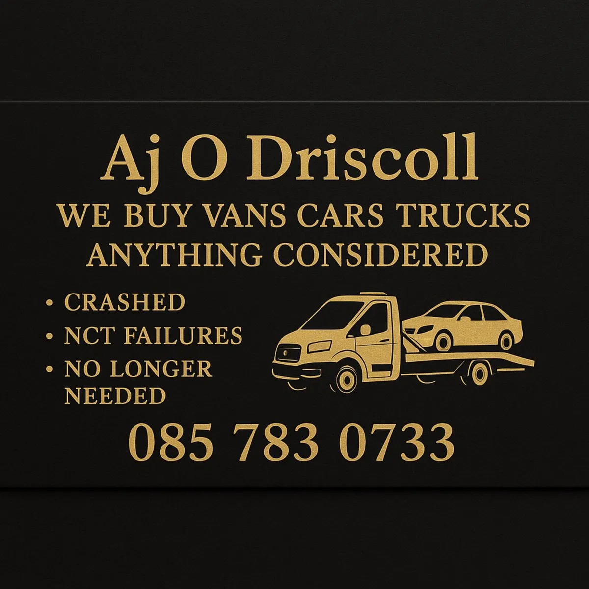 All unwanted vehicles wanted TOP PRICES PAID
