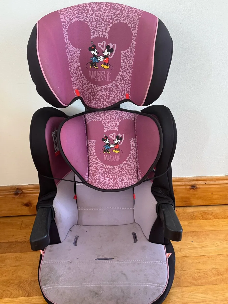 Mickey & Minnie Booster Car Seat - Image 1