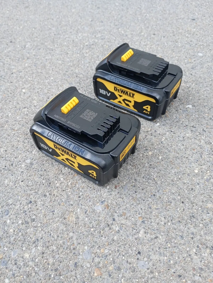 DeWalt Dual Charger and Batteries (New) - Image 3