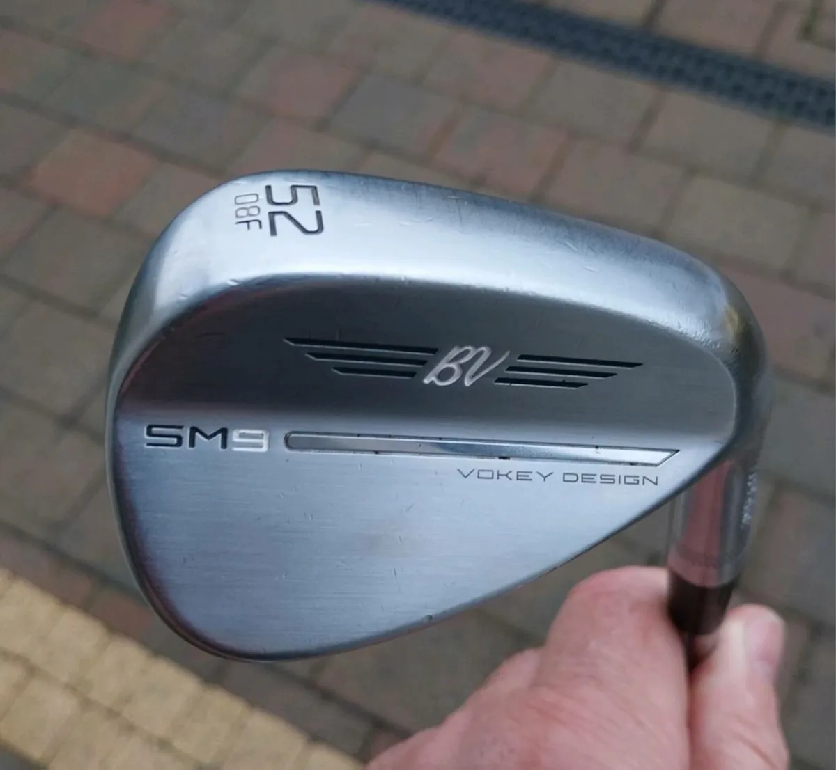 Titleist Vokey Wedge SM9 52 Degree Chrome Tour - Image 1