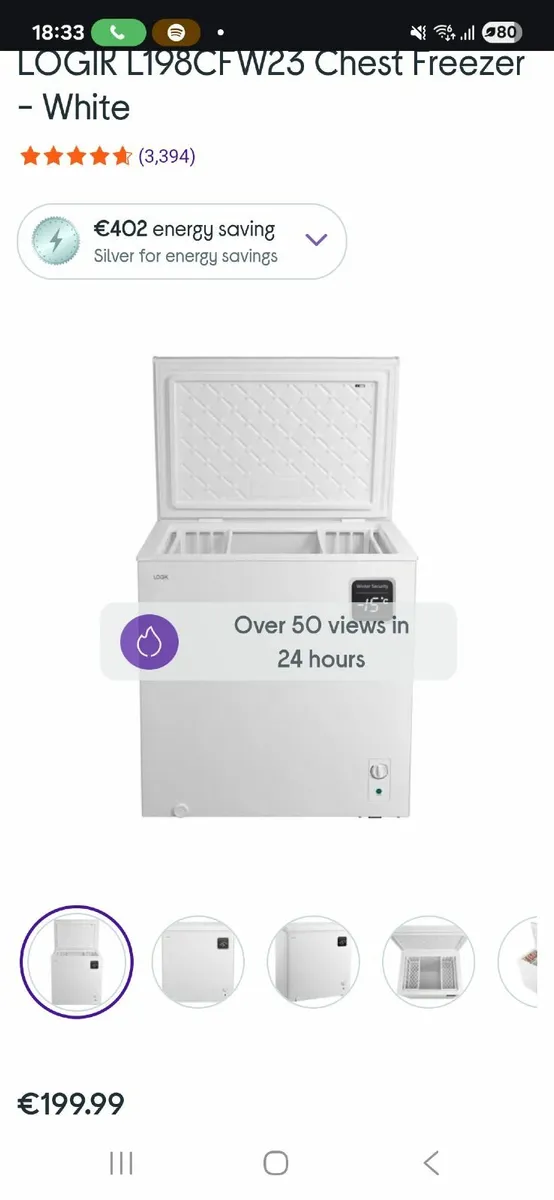 198L Chest Freezer - Image 1