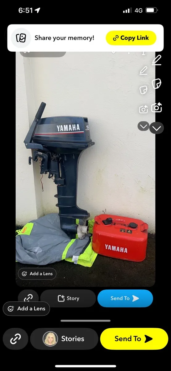 Yamaha engine 15 HP - Image 2