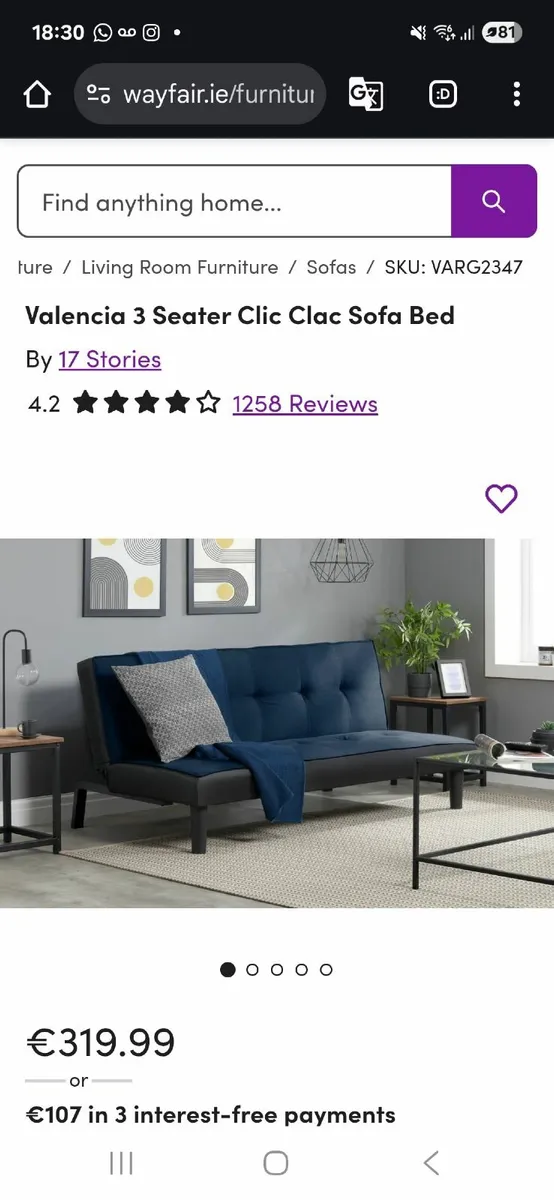 Sofa bed