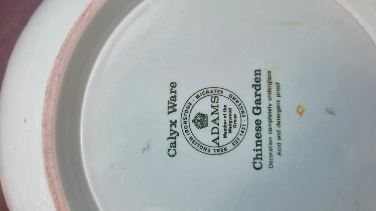 Antique Adams Chinese Bowl - Image 3