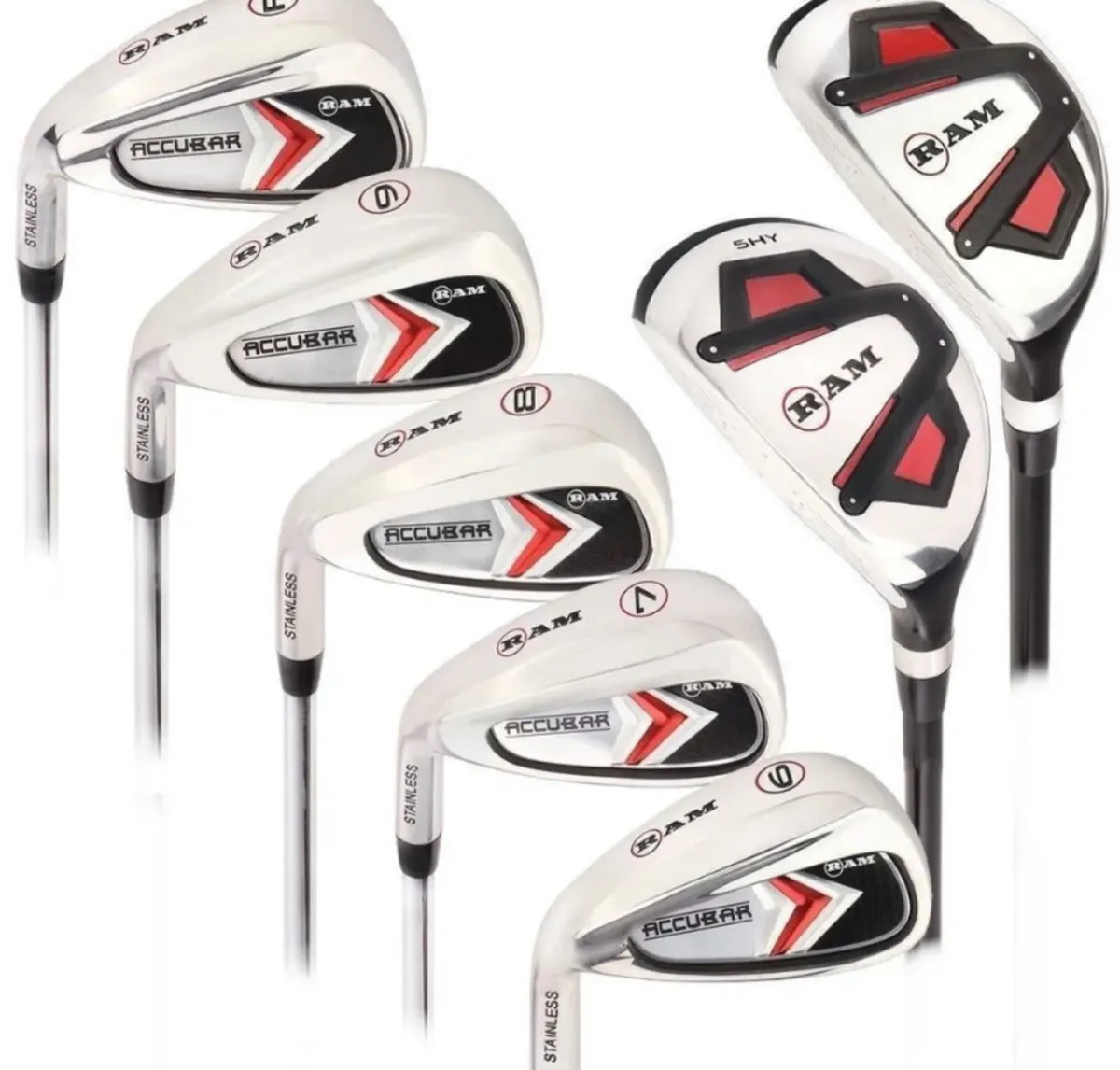 NEW Left Handed Golf Clubs RAM Accubar Set - Image 1