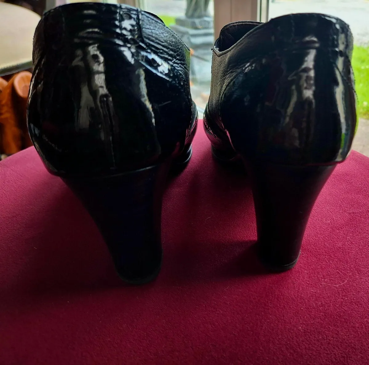 Quality leather painting ≤ather shoes - Image 2