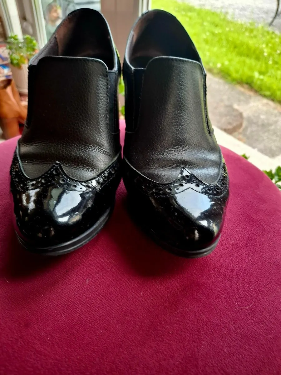 Quality leather painting ≤ather shoes - Image 4