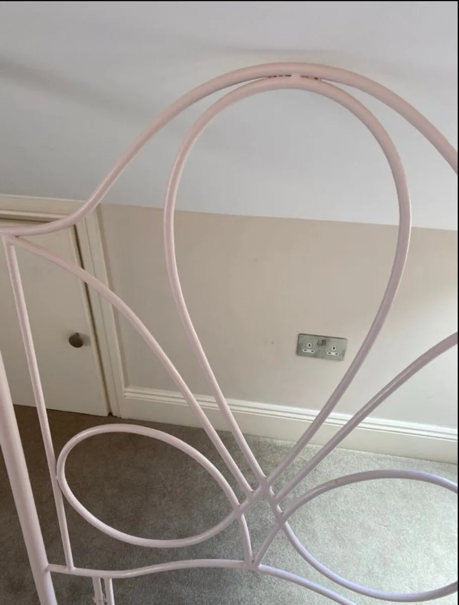 Pink Metal Headboard - Image 2