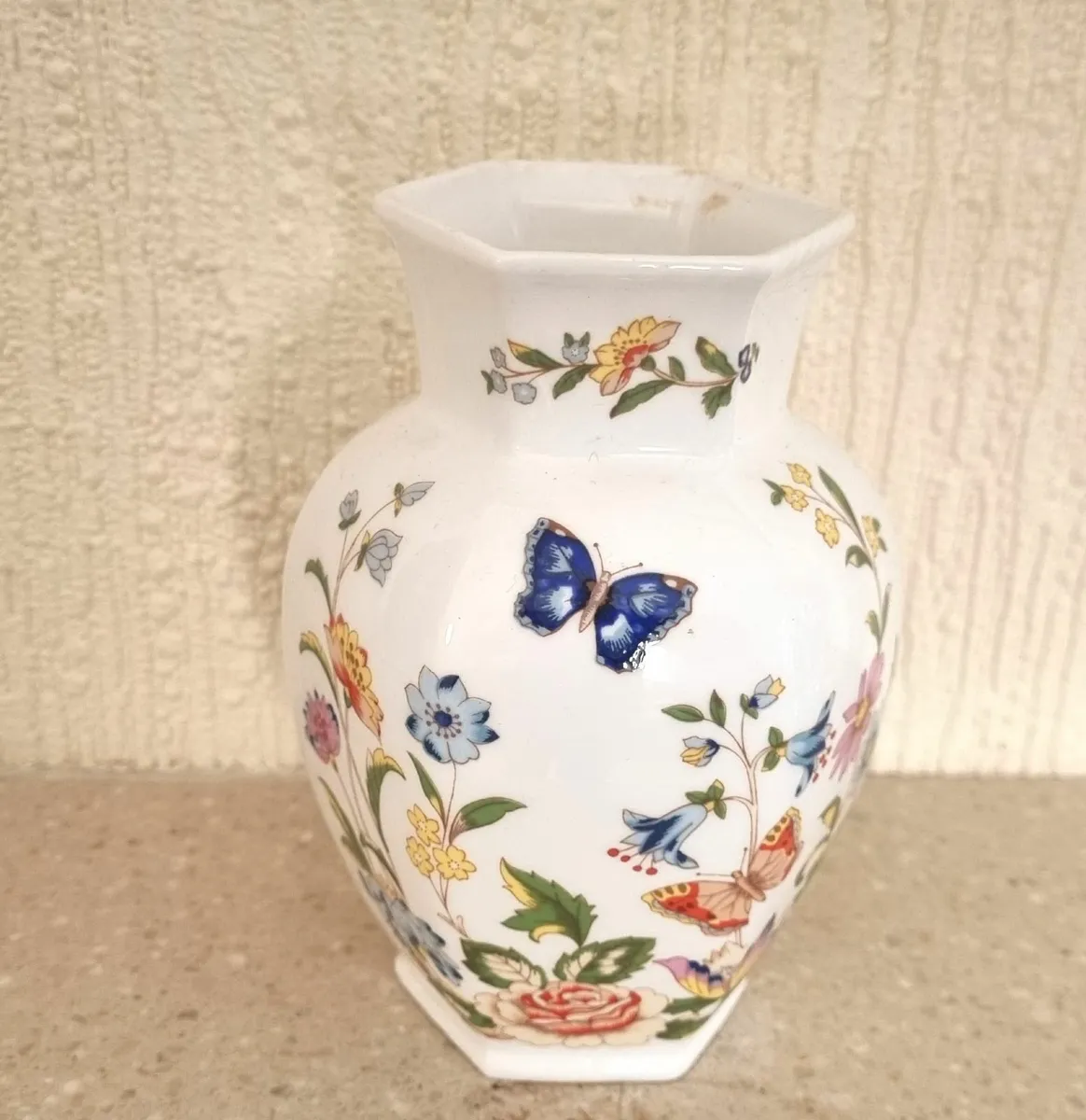 Antique Aynsley Butterfly cottage Vase - Image 1