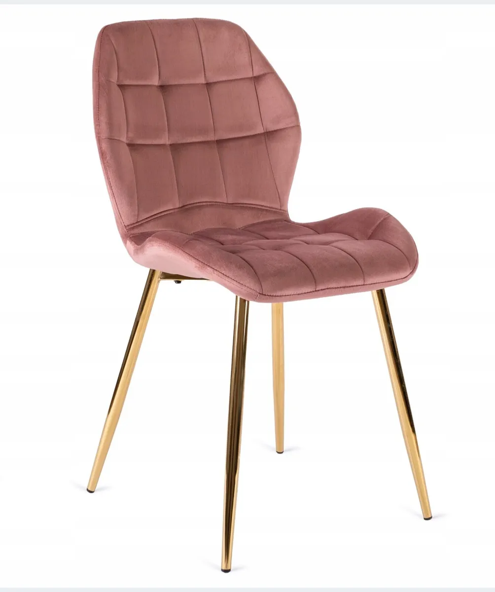4 Glamour Chair Upholstered Living Room Dining Roo - Image 4