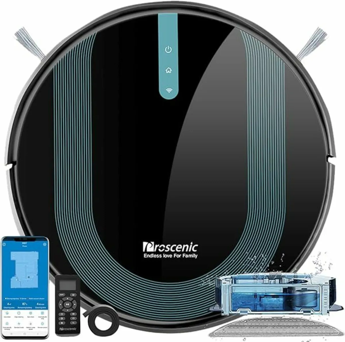 Proscenic 850T Robot Vacuum & Mop - Image 3
