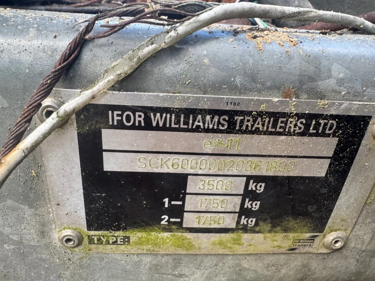 IFor Williams 12ft x 5.10 Trailor - Image 2