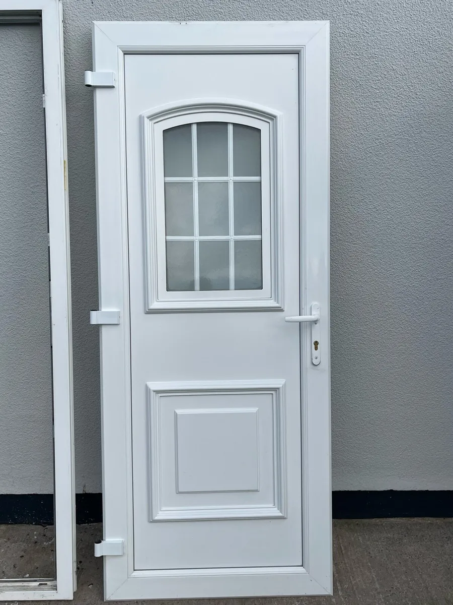 White PVC Double Glazed Door - Image 3
