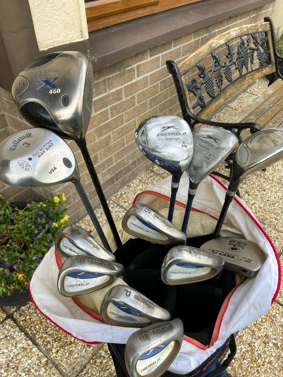 Golf.  Clubs.  &.  Bag - Image 1