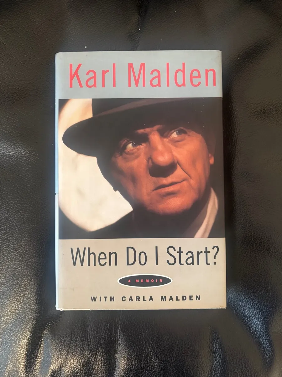 Karl Malden - "When Do I Start" Hardback - Image 1