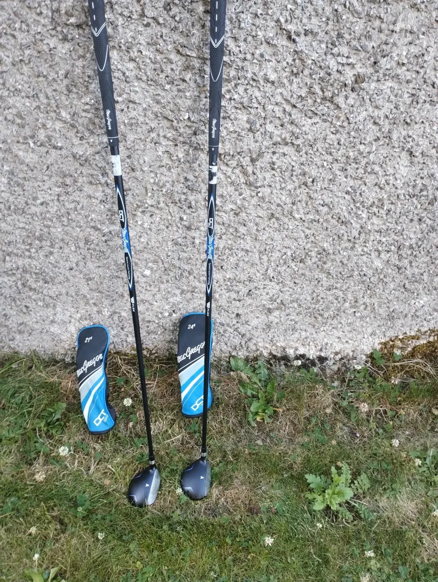3 hybrids and a 5 wood - Image 2