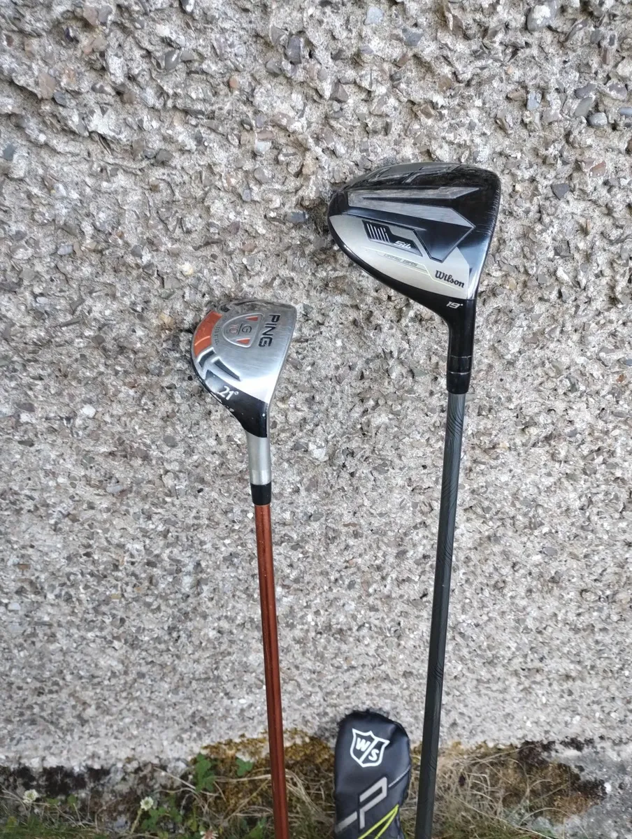 3 hybrids and a 5 wood - Image 3