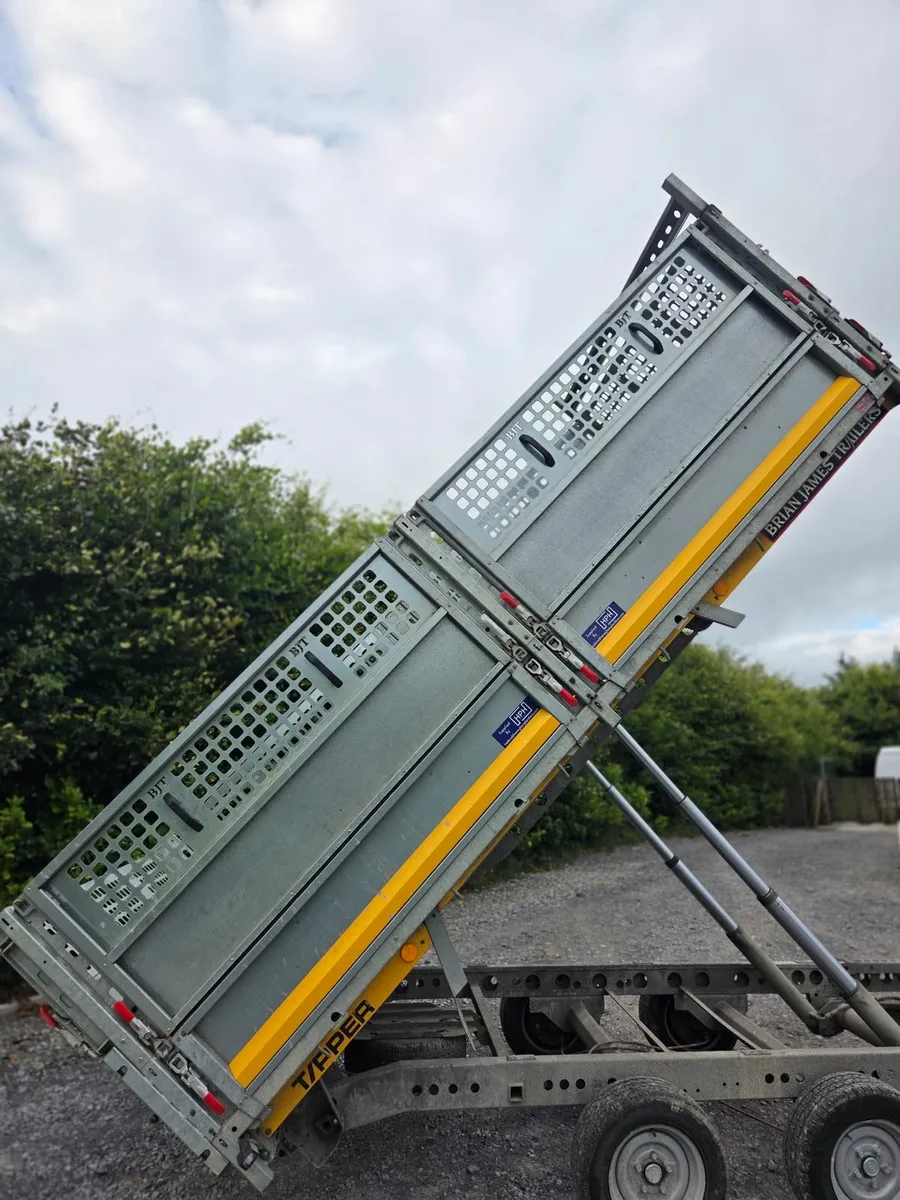12ft Brian James tipping trailer - Image 2