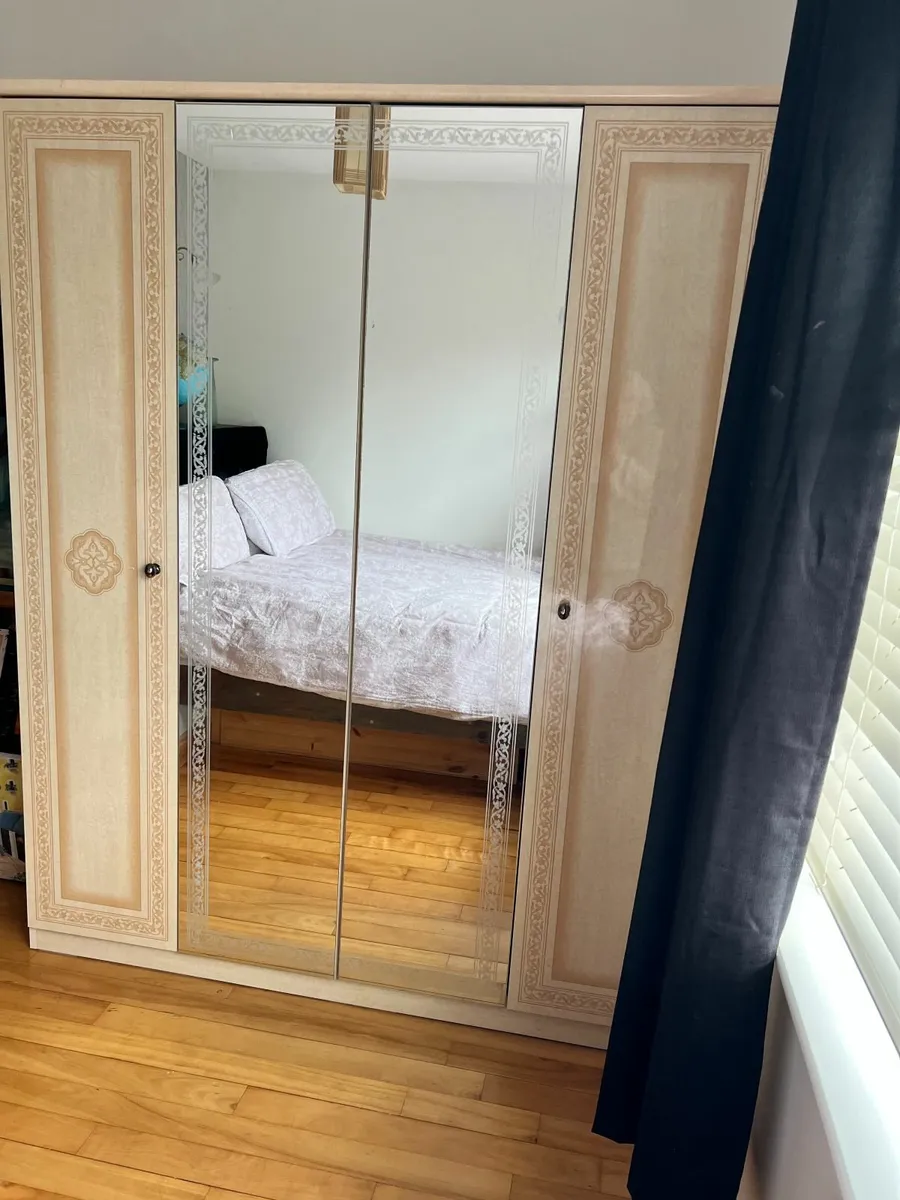 Marble Finish Wardrobe - Image 1