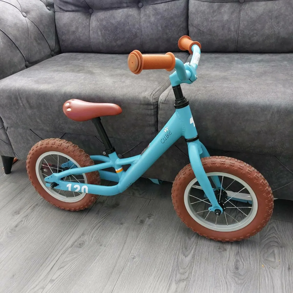 Cube Cubie 12" Kids Balance bike - Blue - Image 1