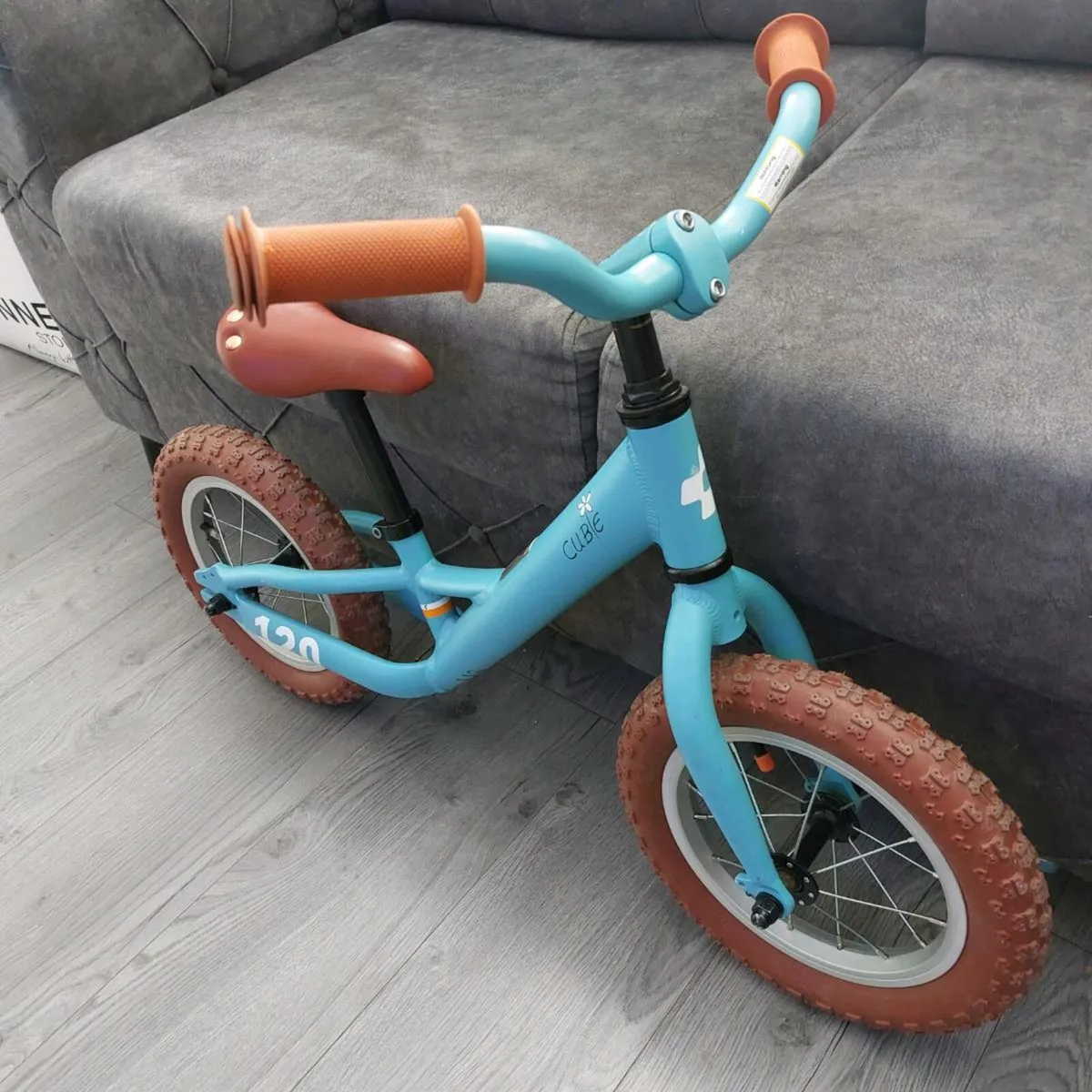 Cube Cubie 12" Kids Balance bike - Blue - Image 2