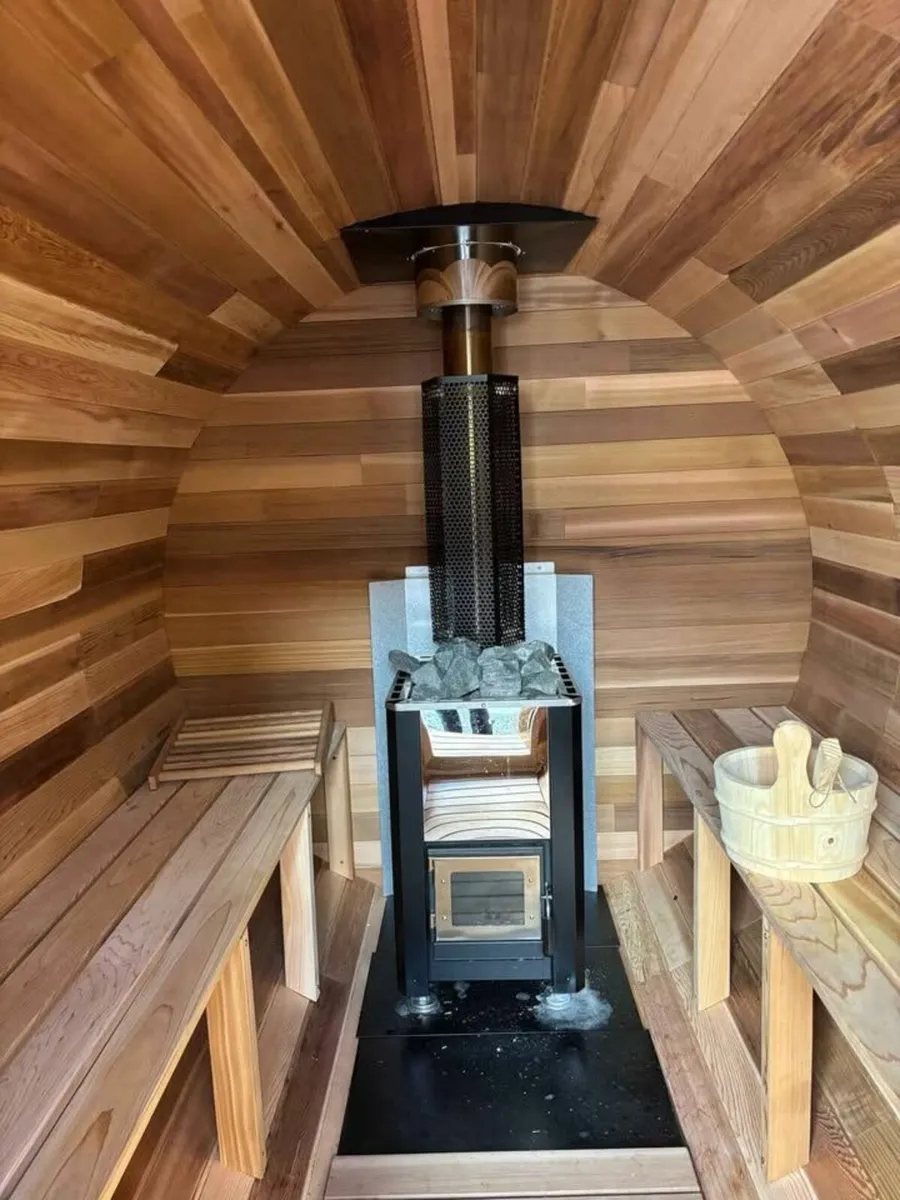 Canadian Red Cedar wood 4-6 Person Sauna - Image 2