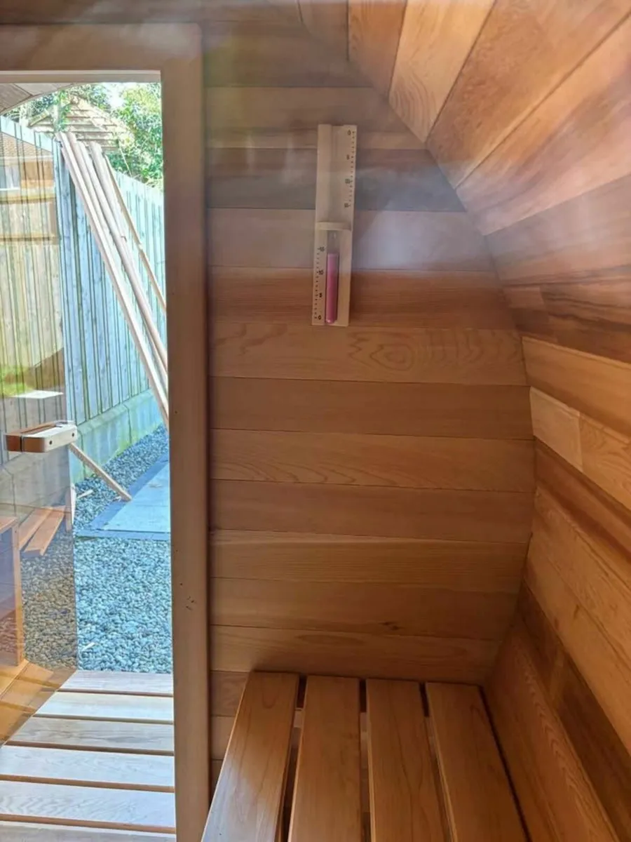 Canadian Red Cedar wood 4-6 Person Sauna - Image 3
