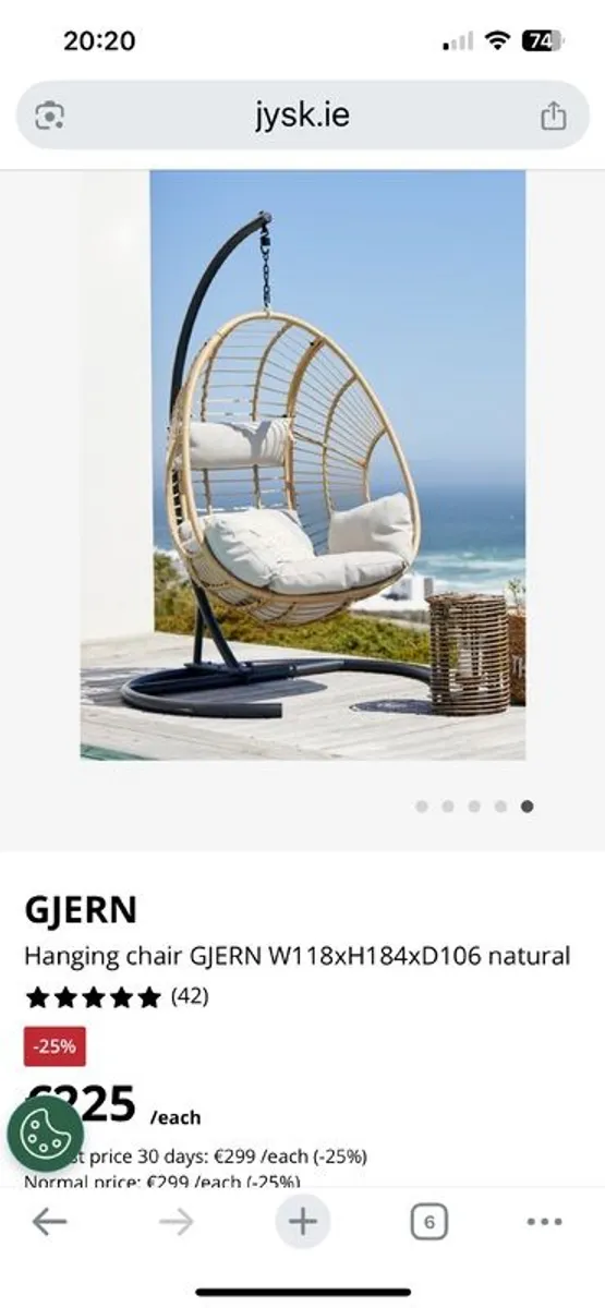 hanging egg chair - Image 4