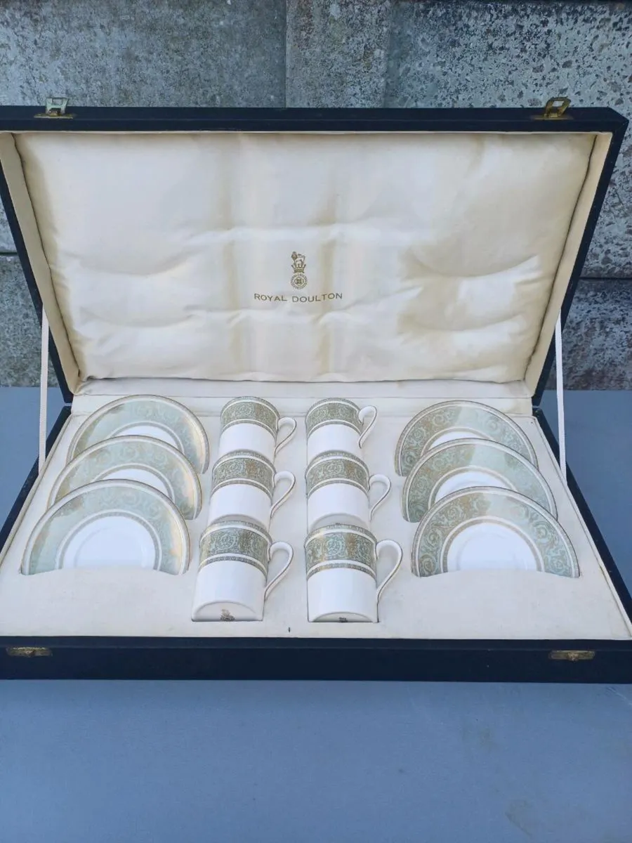 Vintage Royal Doulton Coffee Set - Image 1