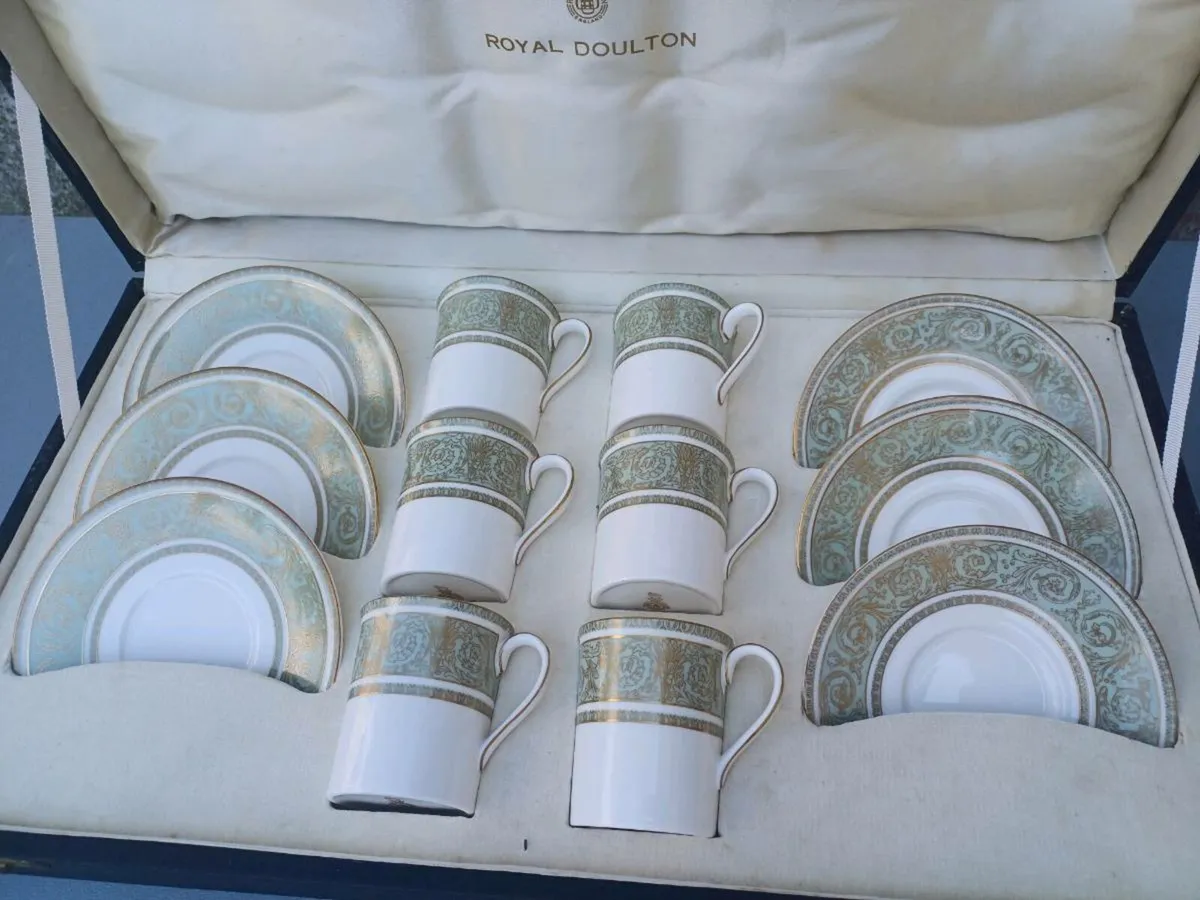 Vintage Royal Doulton Coffee Set - Image 2