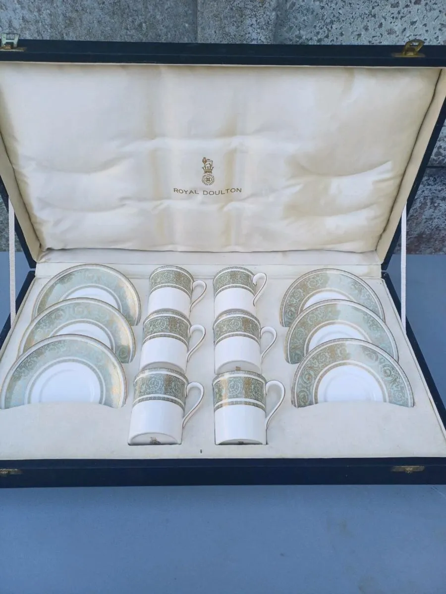 Vintage Royal Doulton Coffee Set - Image 3