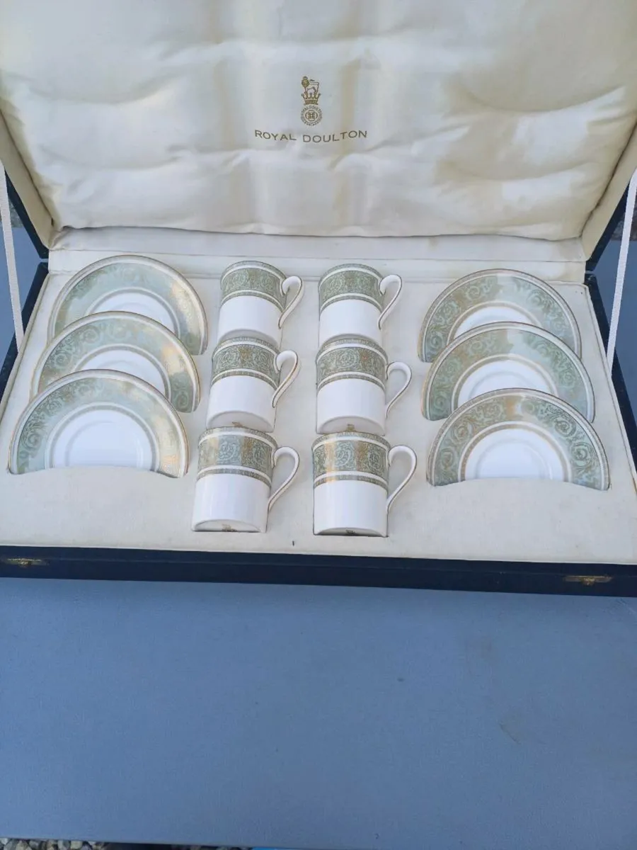 Vintage Royal Doulton Coffee Set - Image 4