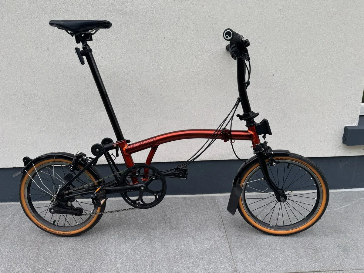 Brompton S6L Flame Lacquer folding bike - Image 1