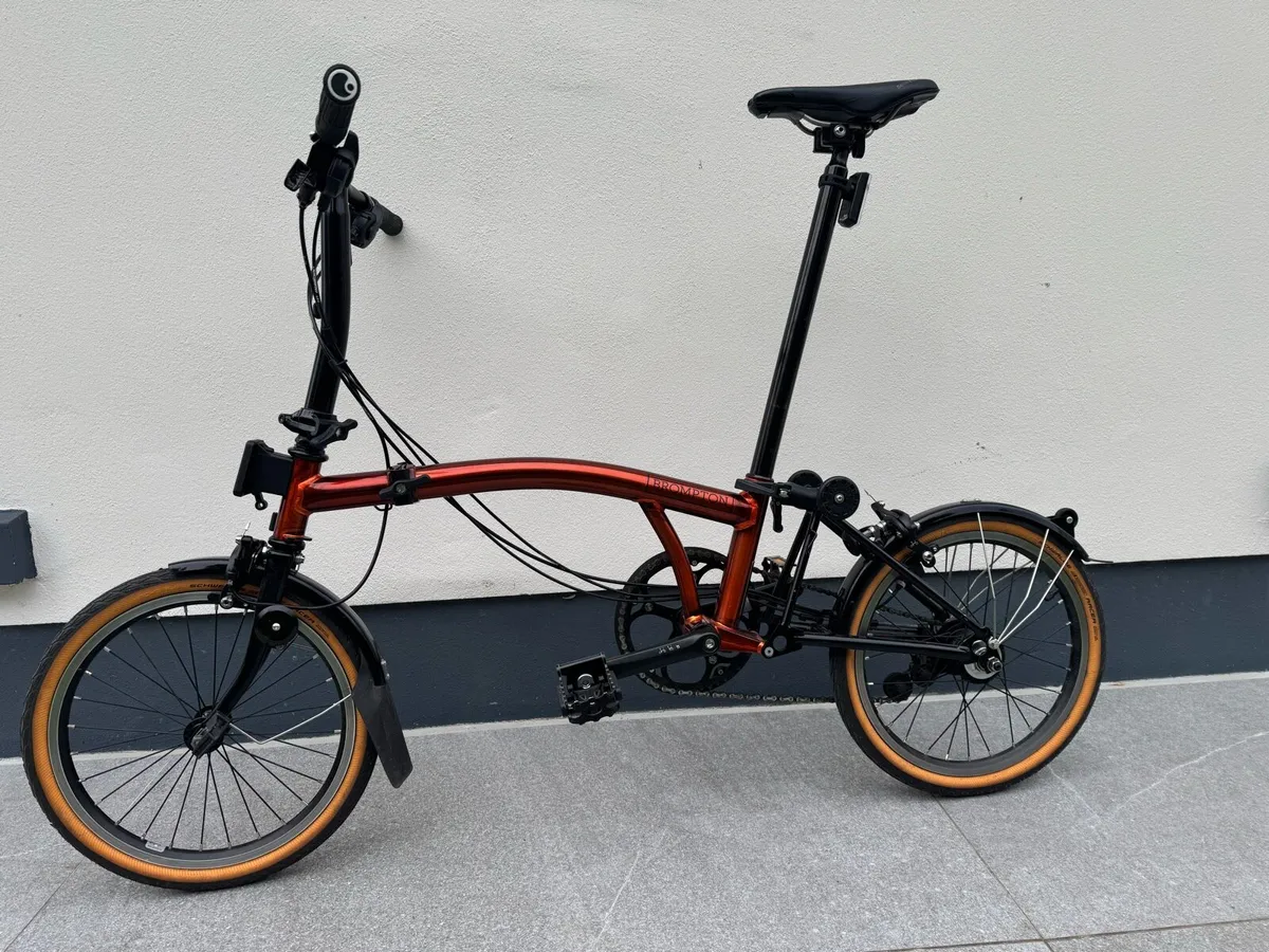 Brompton S6L Flame Lacquer folding bike - Image 3