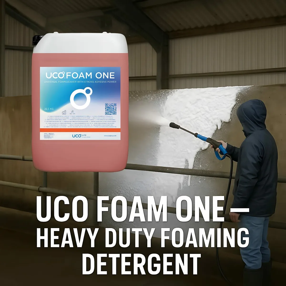 🧼 UCO FOAM ONE – Foaming Farm Building Cleaner - Image 1