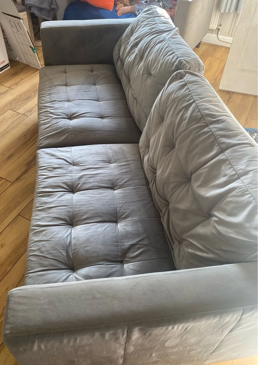 Grey 3 Seater Sofa