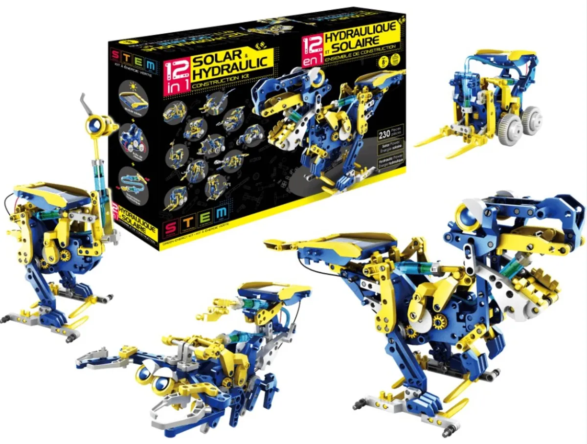 Toys New 12 in 1 Solar Hydraulic - Image 2