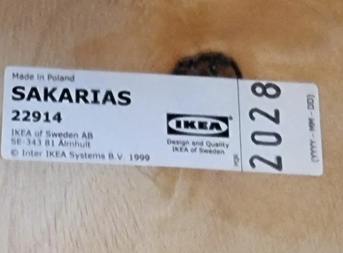 Dressing Table Stool Ikea Sakarias - Image 4