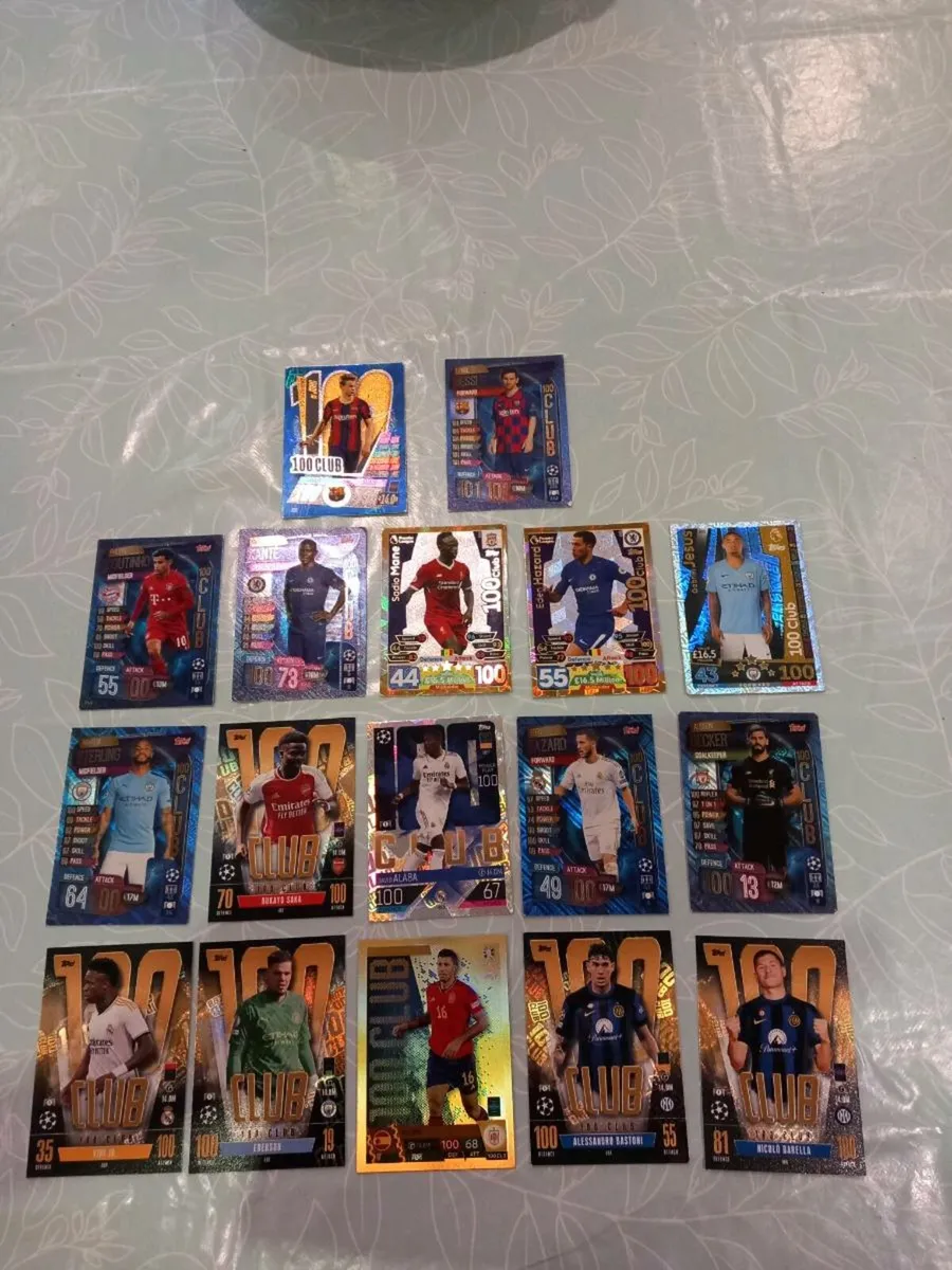 100 club match attax football cards