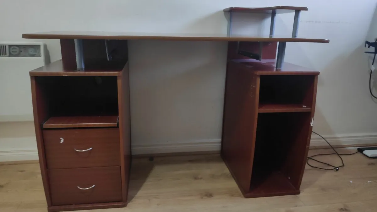Modern Desk Table Workstation for Sale - Image 1
