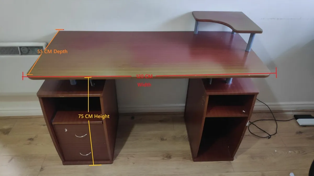 Modern Desk Table Workstation for Sale - Image 3