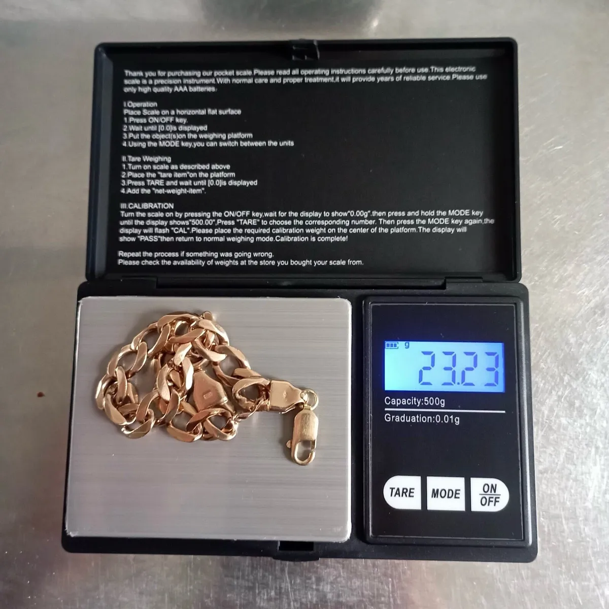 23g Italy stamped 9ct gold bracelet - Image 4