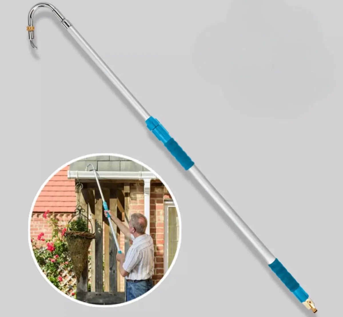 Telescopic Extendable Gutter Cleaner Pole Hose - Image 1