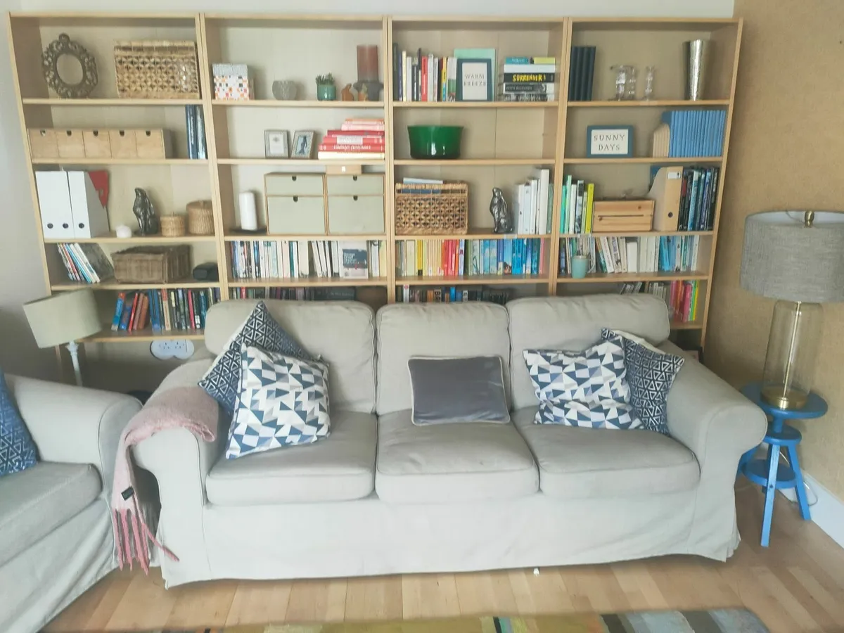 Two Ikea Ektorp Sofas - Image 1